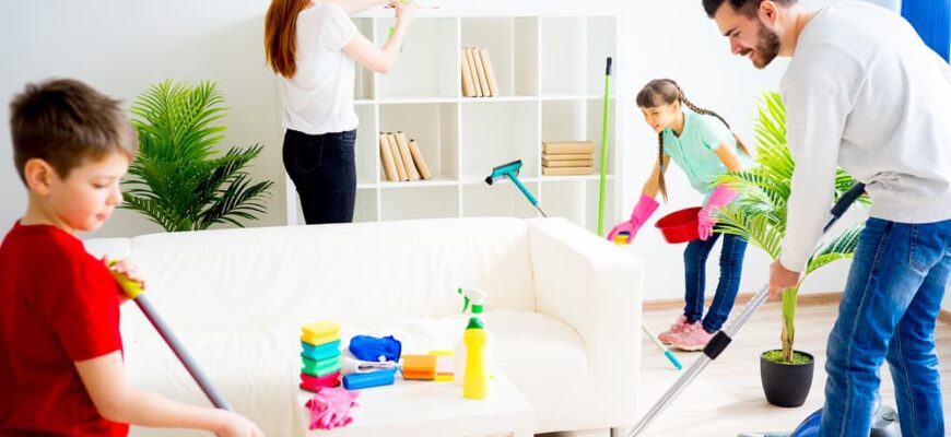 How to Involve the Whole Family in Keeping the House Clean